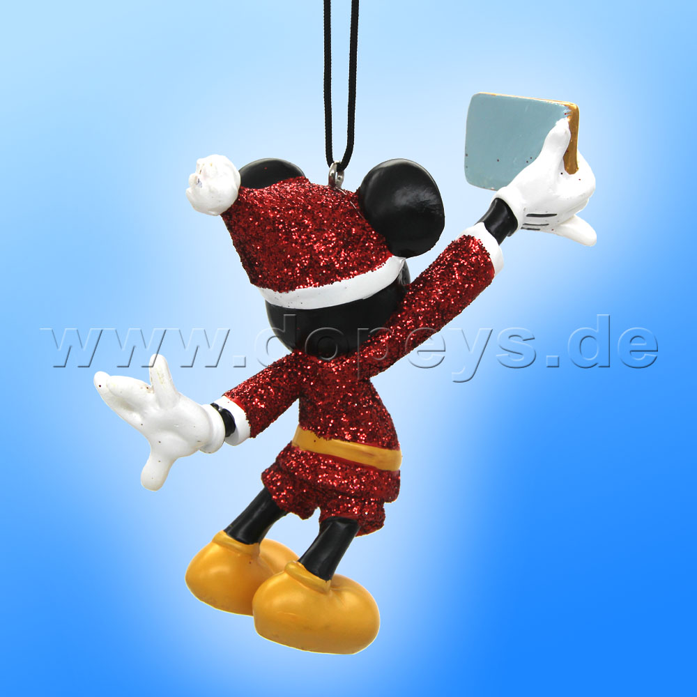 Kurt S. Adler - Disney "Festive Selfie" Mickey with Smartphone Hanging Ornament DN37057