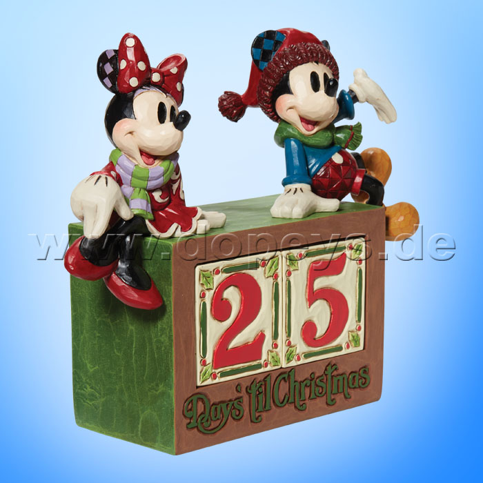 Disney Traditions - Mickey & Minnie Mouse Christmas Calendar (The Christmas Countdown) figurine by Jim Shore 6013057