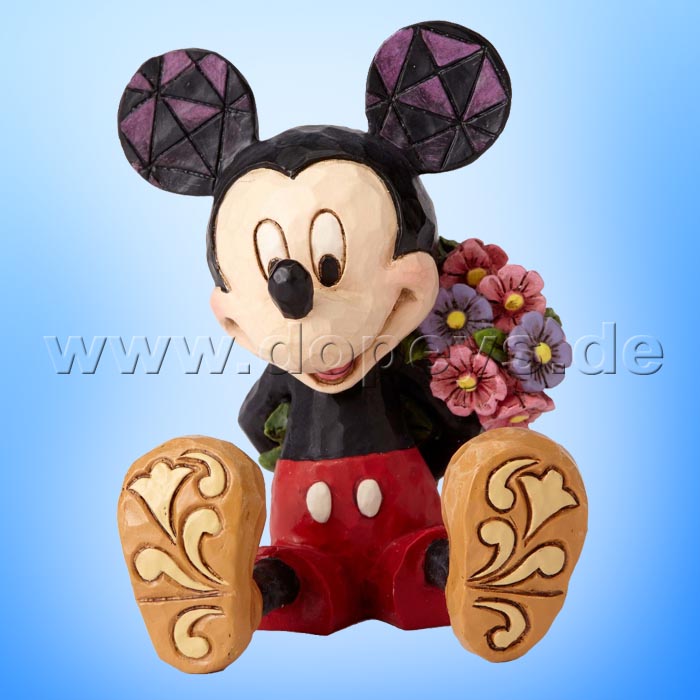 Disney Traditions / Jim Shore figurine from Enesco "Mickey Mouse with Flowers Mini Figurine" 4054284
