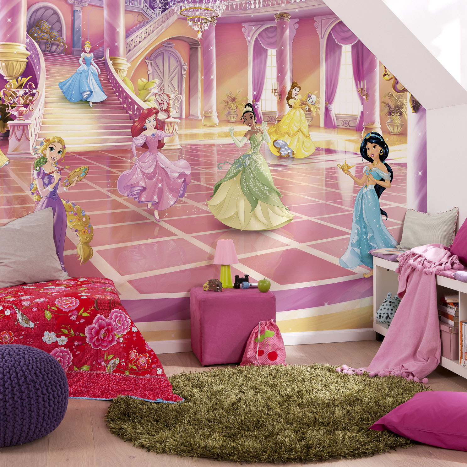 Disney Prinzessinnen Fototapete "Princess Glitzerparty"