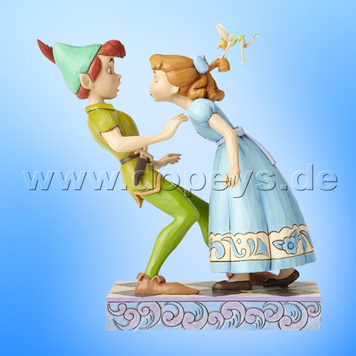 Disney Traditions / Jim Shore figurine from Enesco "An Unexpected Kiss (Peter & Wendy 65th Anniversary Piece)" 4059725
