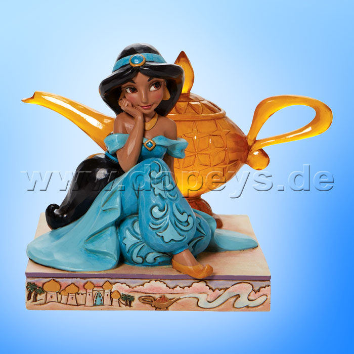 Disney Traditions - Arabian Wishes (Jasmine and Genie Lamp) figurine by Jim Shore 6010097