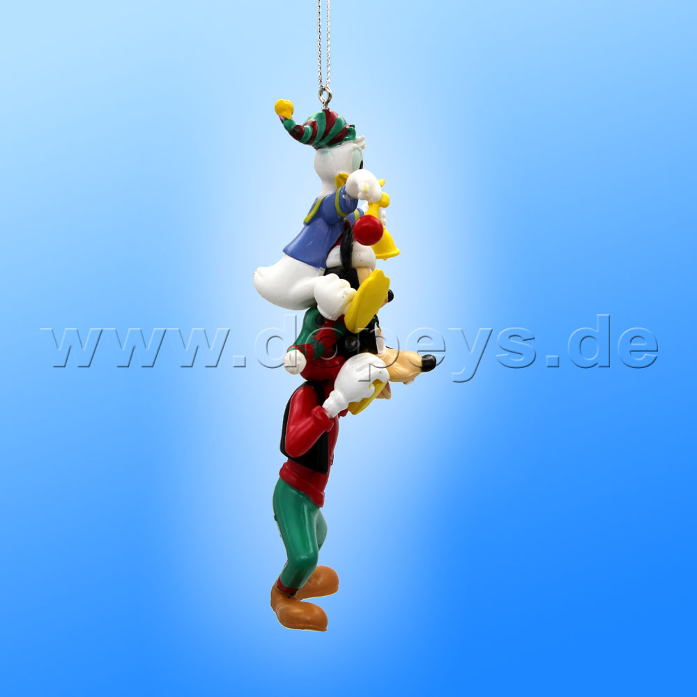 Kurt S. Adler - Disney "Mickey, Donald & Goofy Stapelturm" - Weihnachtsbaumanhänger / Ornament DN37049