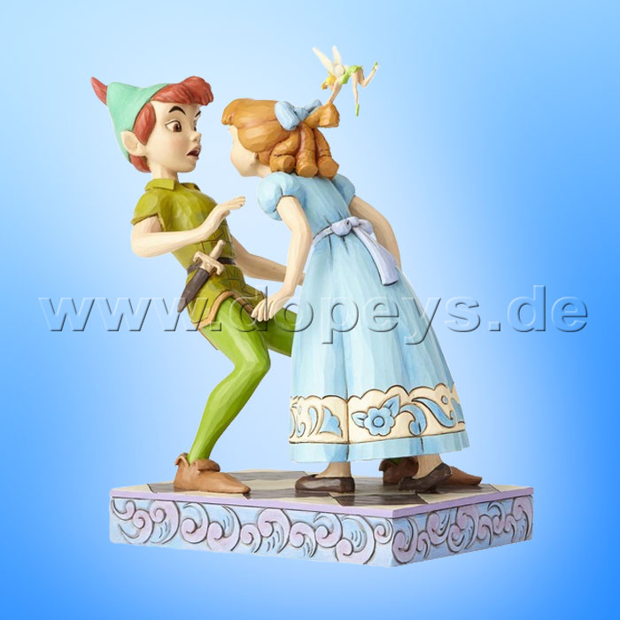 Disney Traditions / Jim Shore figurine from Enesco "An Unexpected Kiss (Peter & Wendy 65th Anniversary Piece)" 4059725