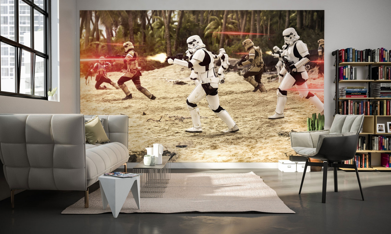 Star Wars Vlies Fototapete "Star Wars Imperial Strike" 4,00m x 2,50m