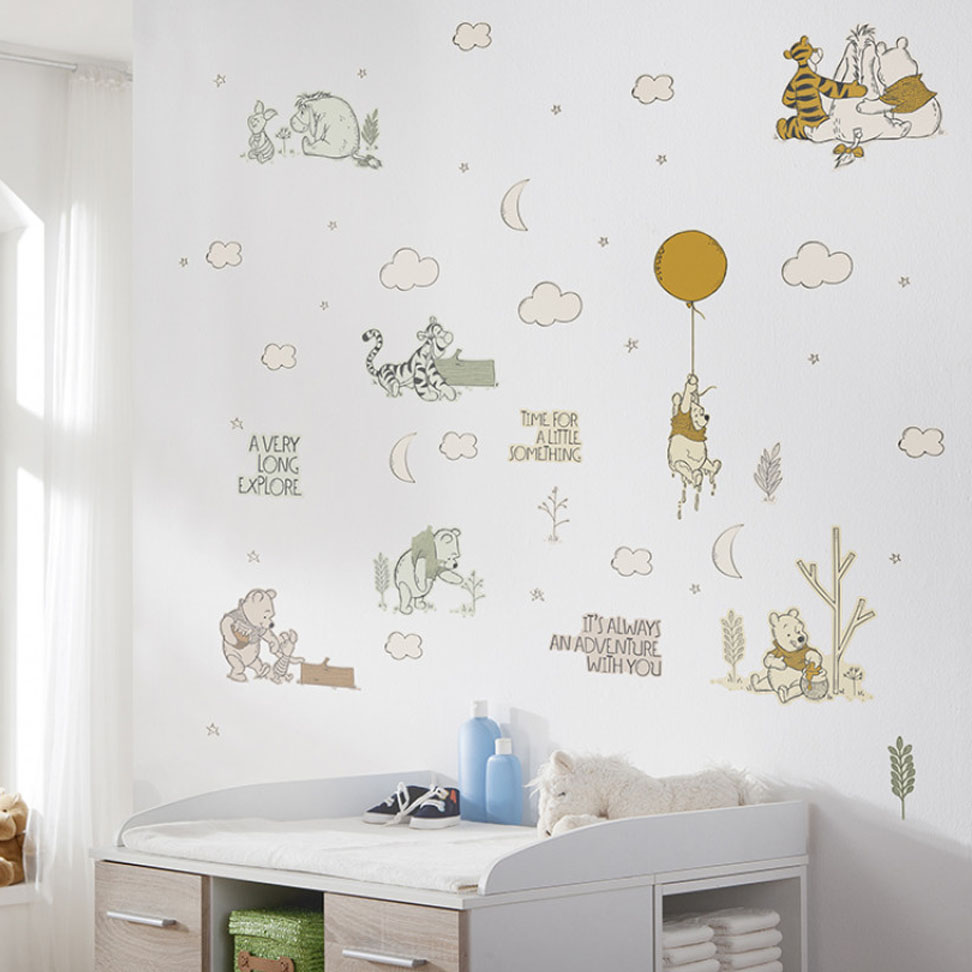 Disney Wandsticker / Wandaufkleber Winnie Puuh "Winnies Woodland" 50cm x 70cm