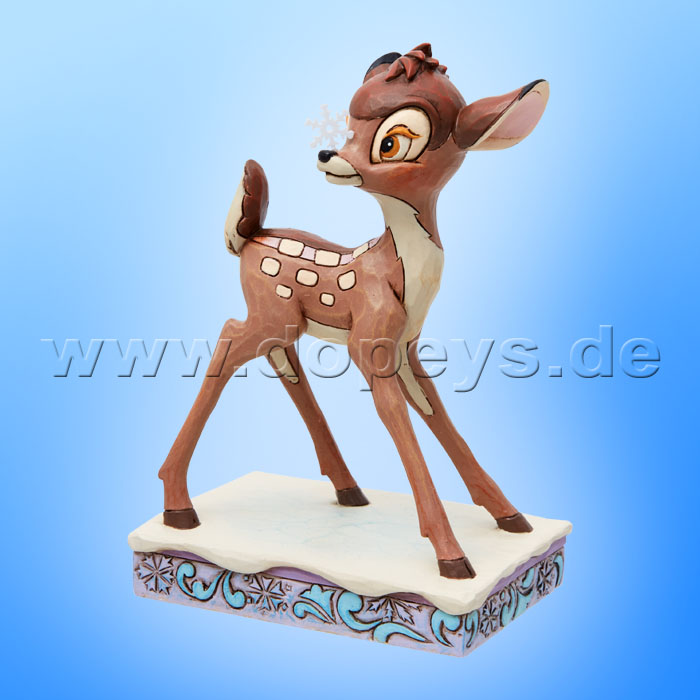 Disney Traditions Figur - Weihnachts-Bambi Personality Pose (Frosted Fawn) von Jim Shore 6013064