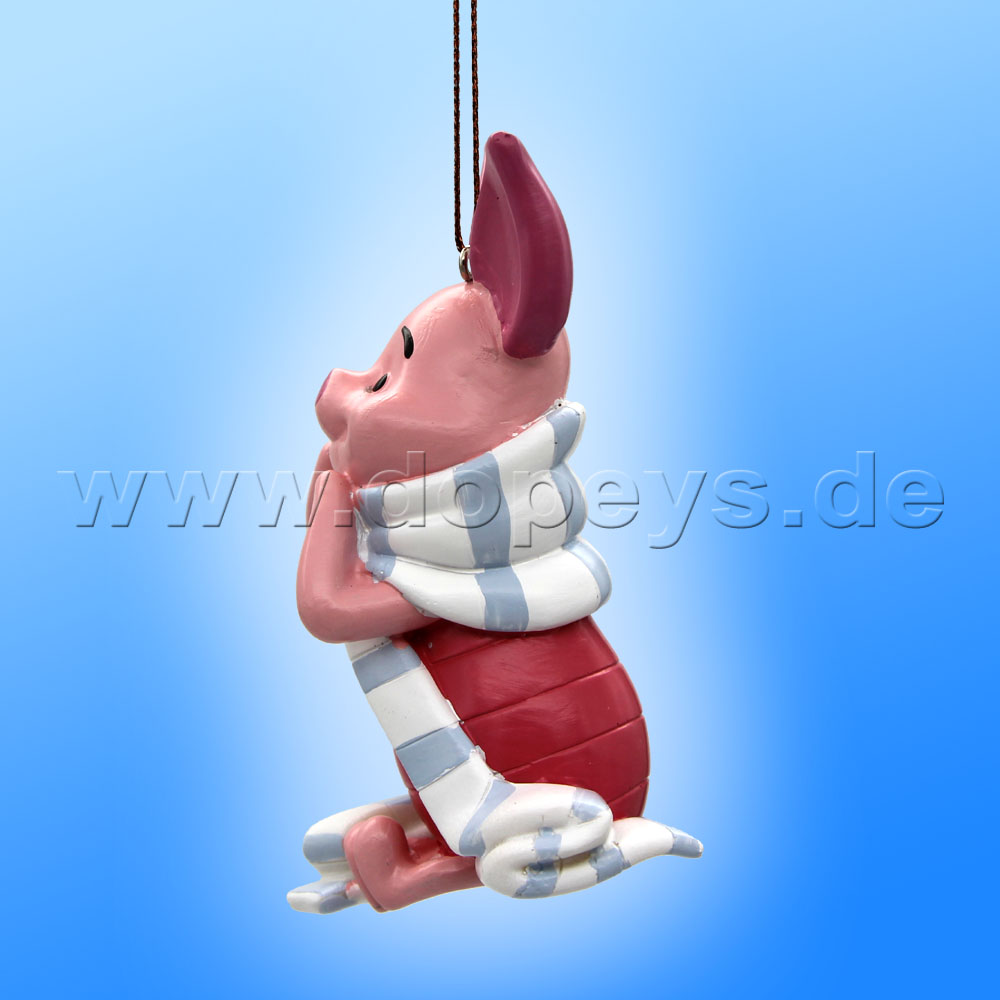 Kurt S. Adler - Disney "Ferkel mit Schal" Winnie Puuh Weihnachtsbaumanhänger / Ornament DN35032