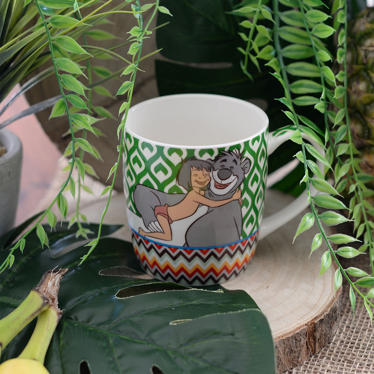 Disney Kaffeetasse / Kaffeebecher - Tales "Das Dschungelbuch" im italienischen Design 102012