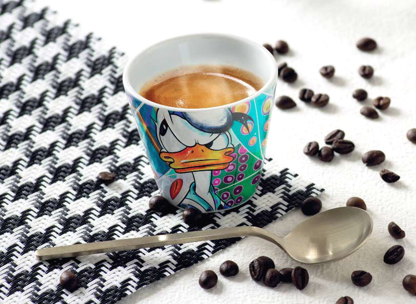 Disney Kaffeetasse / Kaffeebecher "Donald Duck" Forever & Ever im italienischen Design 103003
