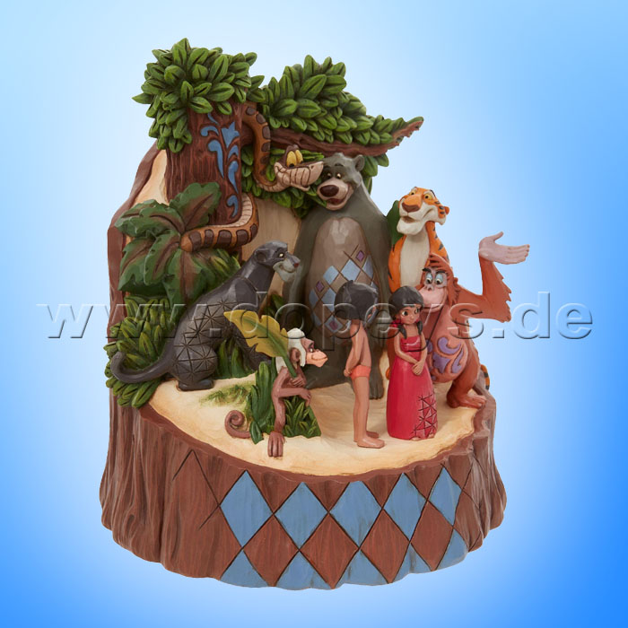 Disney Traditions - A Jungle Jubilee (Jungle Book Carved by Heart) figurine by Jim Shore 6010085