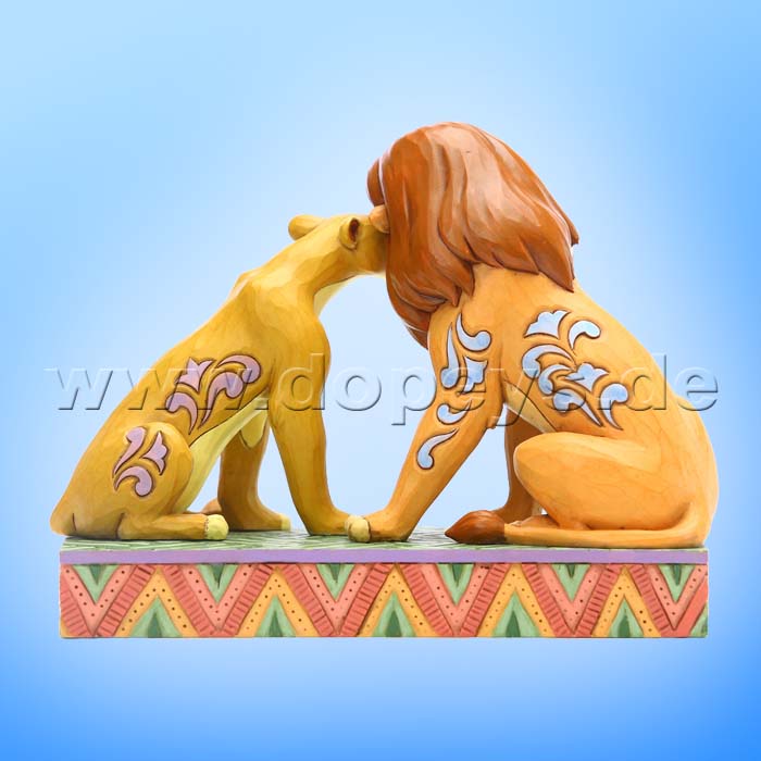 Savannah Sweethearts Simba und Nala kuscheln) Figur von Disney Traditions / Jim Shore - Enesco 6005961