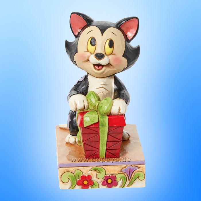 Disney Traditions - Christmas Figaro Personality Pose (Festive Feline) figurine by Jim Shore 6013065