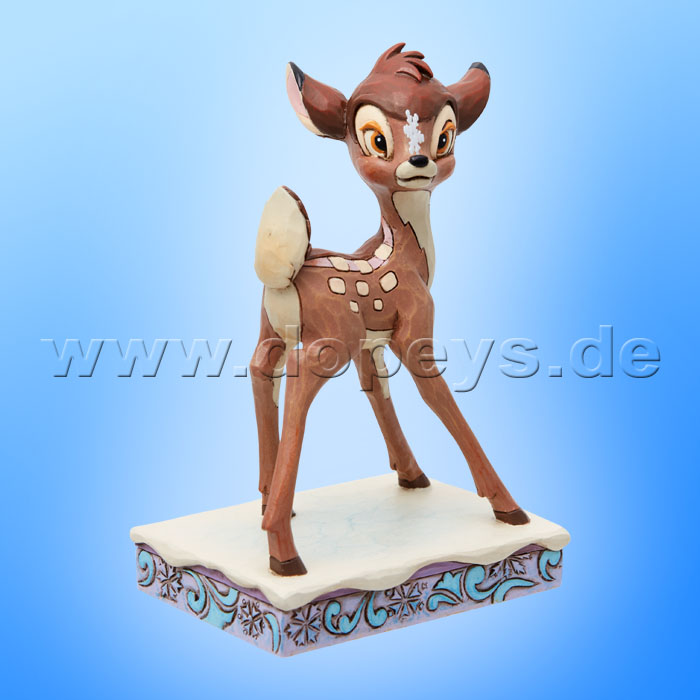 Disney Traditions Figur - Weihnachts-Bambi Personality Pose (Frosted Fawn) von Jim Shore 6013064