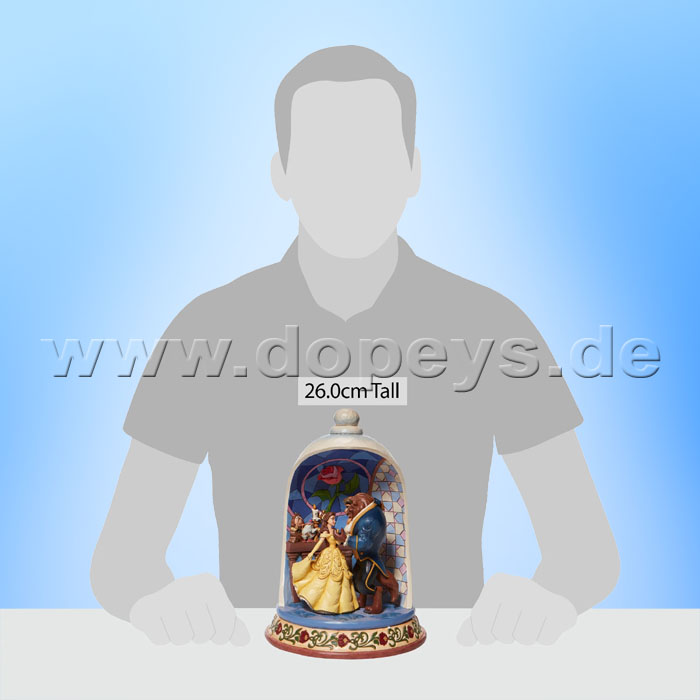 Disney Traditions - Enchanted Love (Beauty and the Beast Rose Dome) figurine by Jim Shore 6008995
