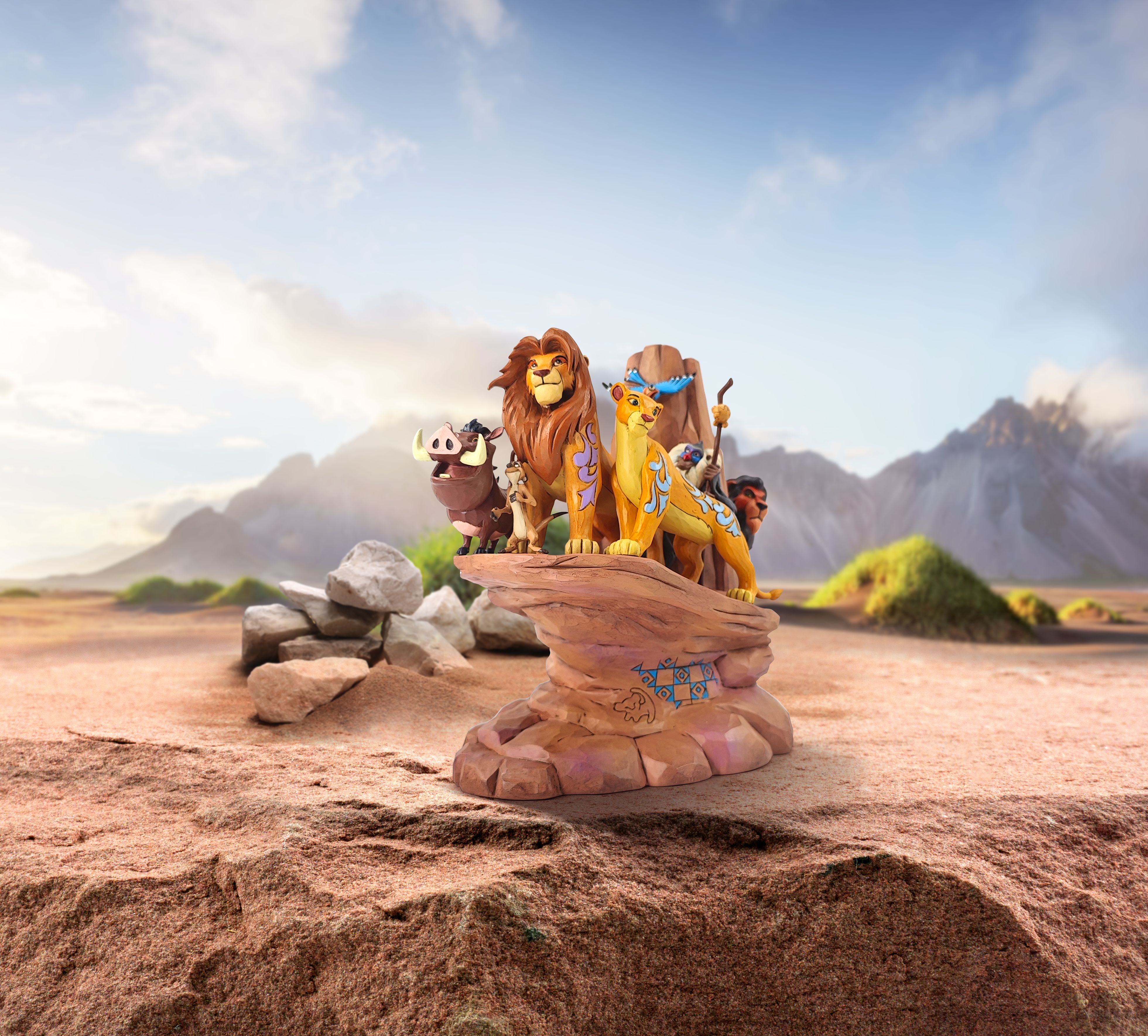 Disney Traditions Figur - Der König der Löwen Carved in Stone (Pride Rock) von Jim Shore 6014329