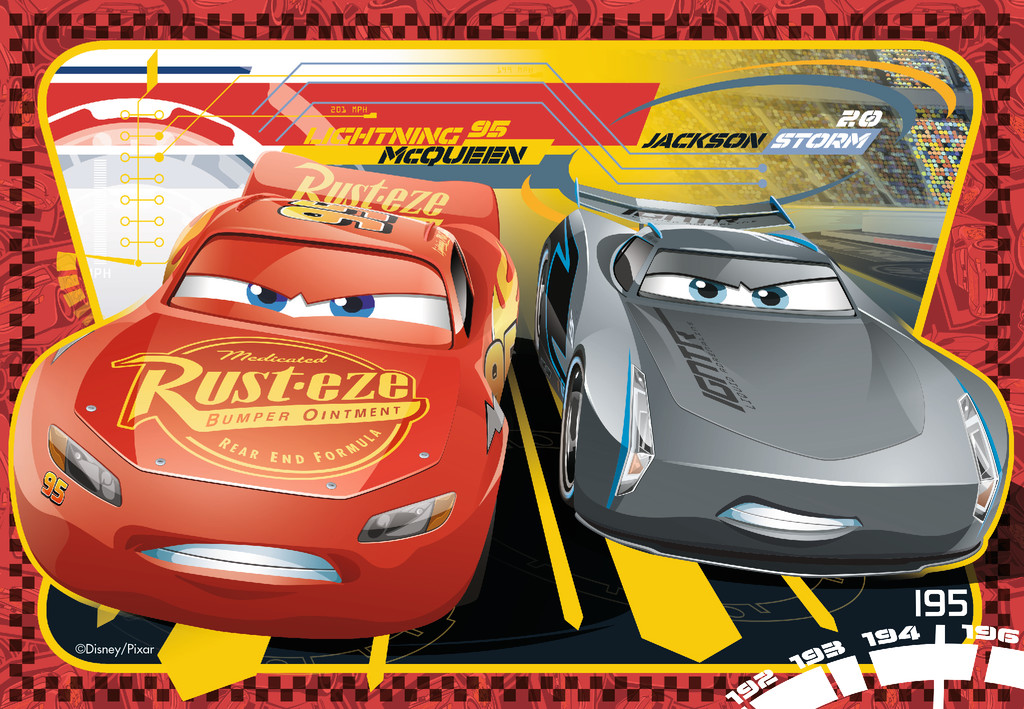Disney Puzzles Cars "Abenteuer mit Lightning McQueen" von Ravensburger 07816