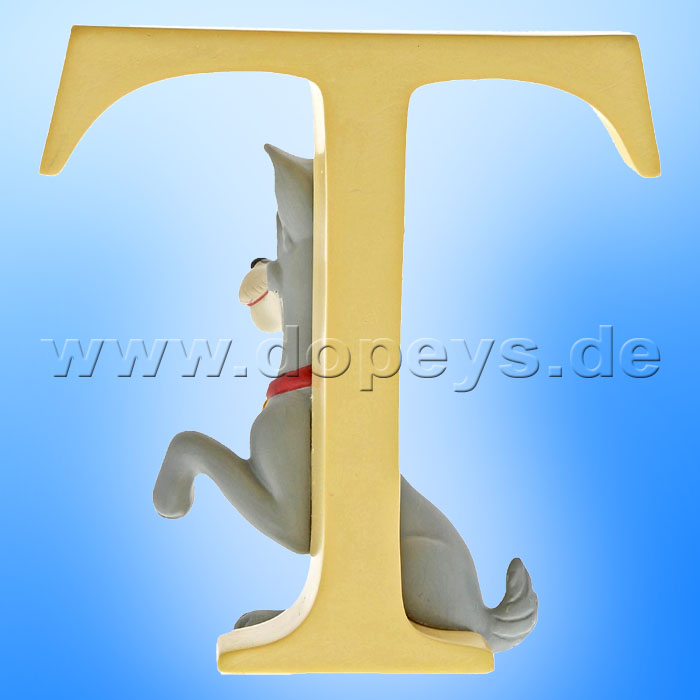 Enchanting Disney Collection - Letter "T" - Tramp figurine by Enesco A29565