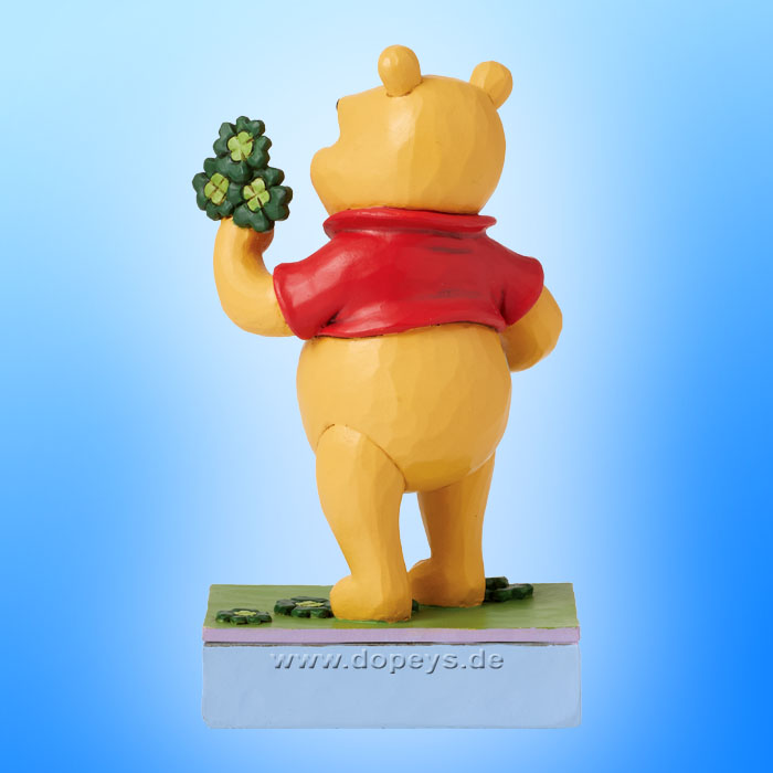 Disney Traditions Figur - Winnie Puuh mit Kleeblatt (Lucky Ol' Bear) von Jim Shore 6016335