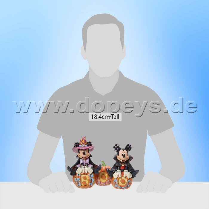 Disney Traditions Figur - Mickey & Minnie Maus Boo Kürbisse (Cutest Pumpkins in the Patch) von Jim Shore 6013052