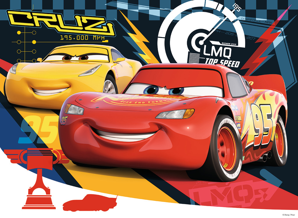 Disney Puzzle Cars "Quietschende Reifen" von Ravensburger 12625