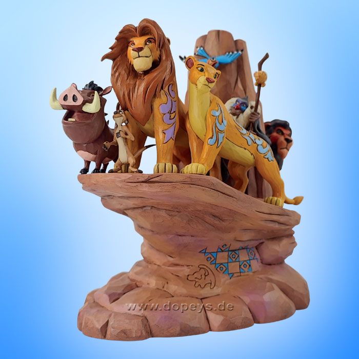 Disney Traditions Figur - Der König der Löwen Carved in Stone (Pride Rock) von Jim Shore 6014329
