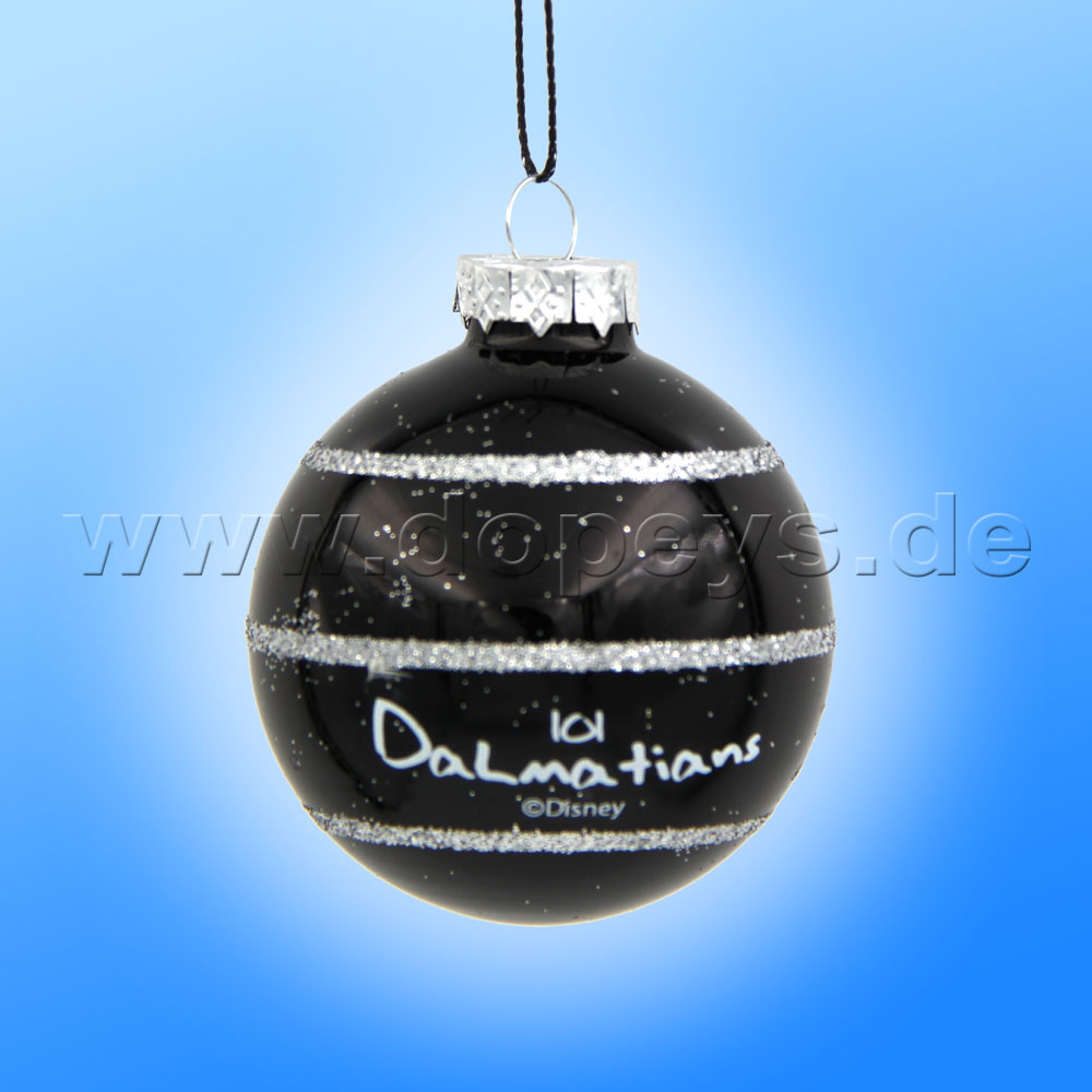 Kurt S. Adler - "Lucky" 101 Dalmatians Disney Christmas Bauble anthracite DN33034