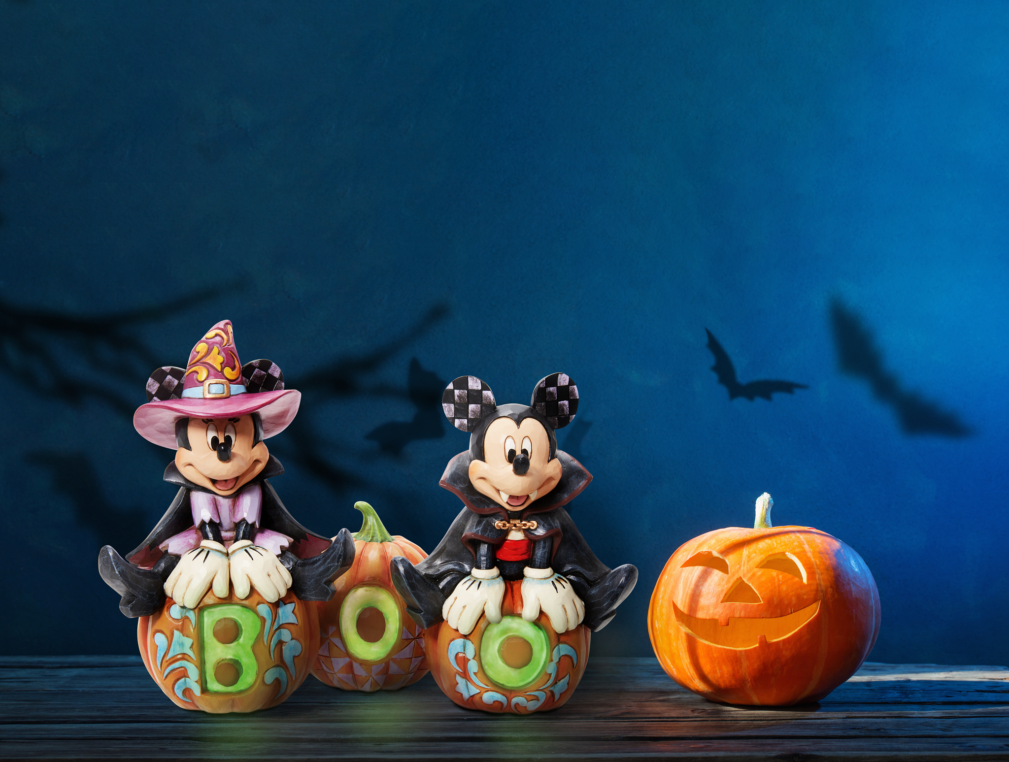 Disney Traditions Figur - Mickey & Minnie Maus Boo Kürbisse (Cutest Pumpkins in the Patch) von Jim Shore 6013052