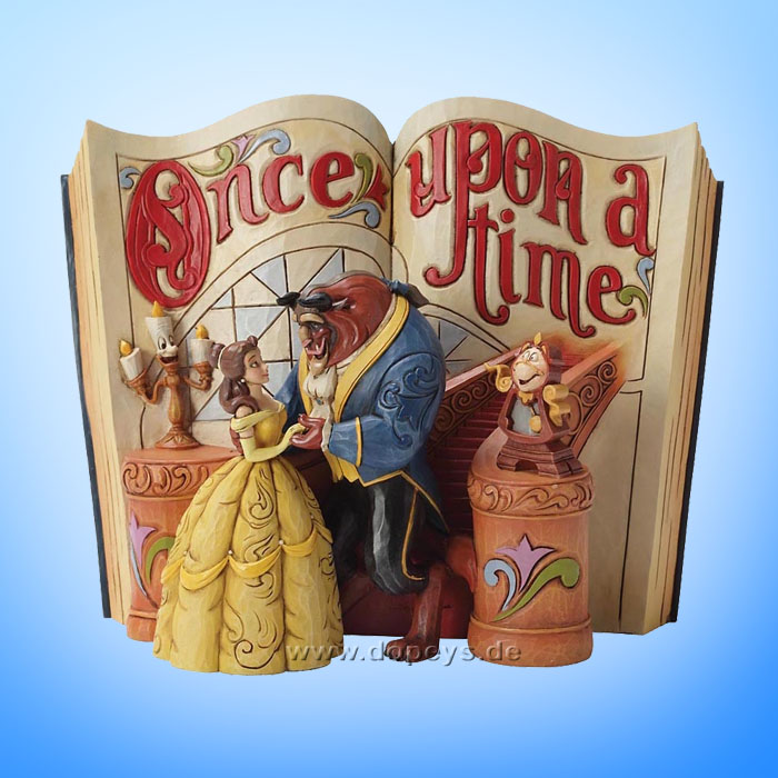 Disney Traditions / Jim Shore Figur von Enesco. "Love Endures (Die Schöne und das Biest Märchenbuch)" 4031483.