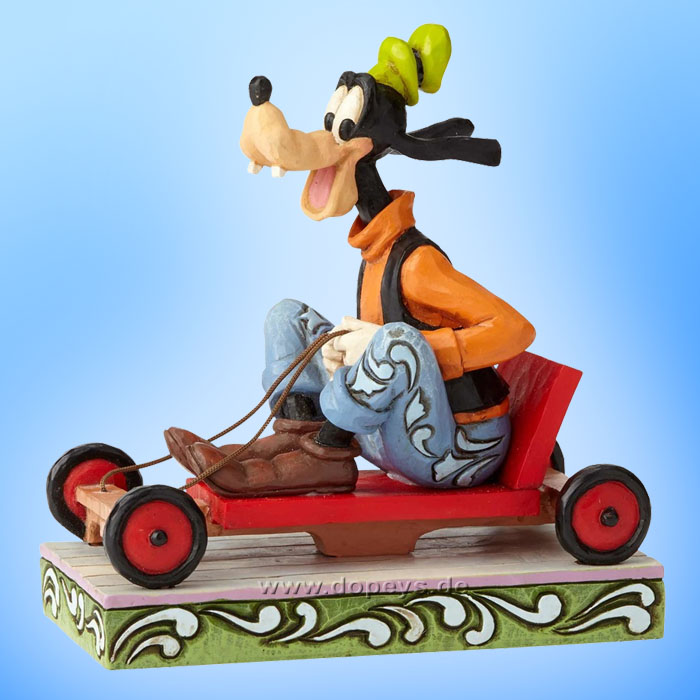 Disney Traditions / Jim Shore figurine from Enesco "Life In The Slow Lane (Soap Box Derby Goofy)" 6000976