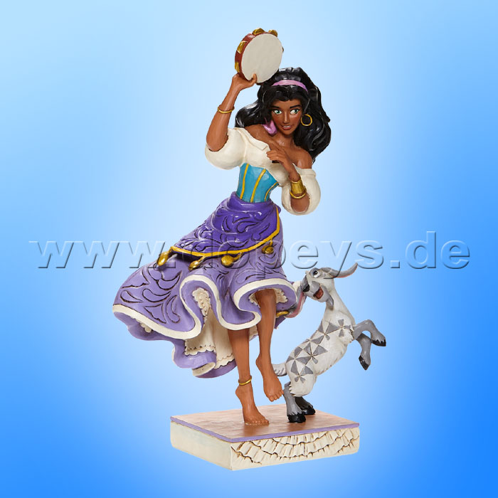 Disney Traditions - Twirling Tambourine Player (Esmeralda & Djali) von Jim Shore 6008071