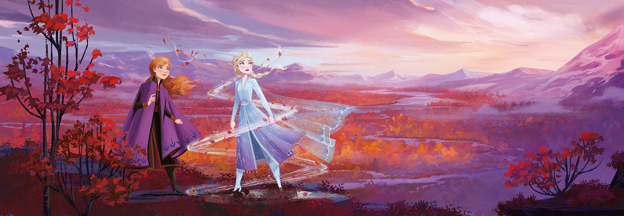 Disney Fototapete Die Eiskönigin "Frozen Panorama"