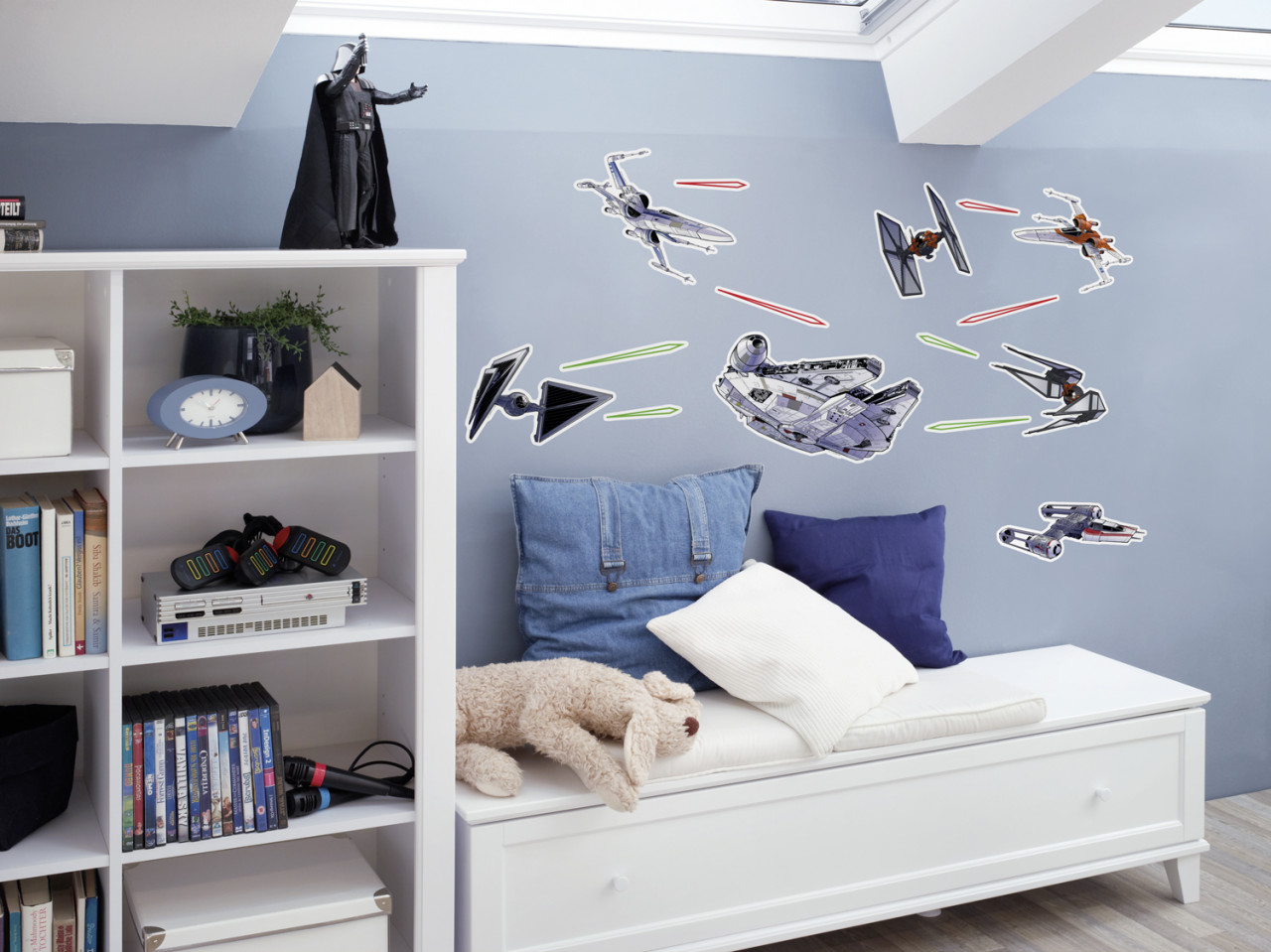 Star Wars Wandsticker / Wandaufkleber "Star Wars Spaceship" 50cm x 70cm