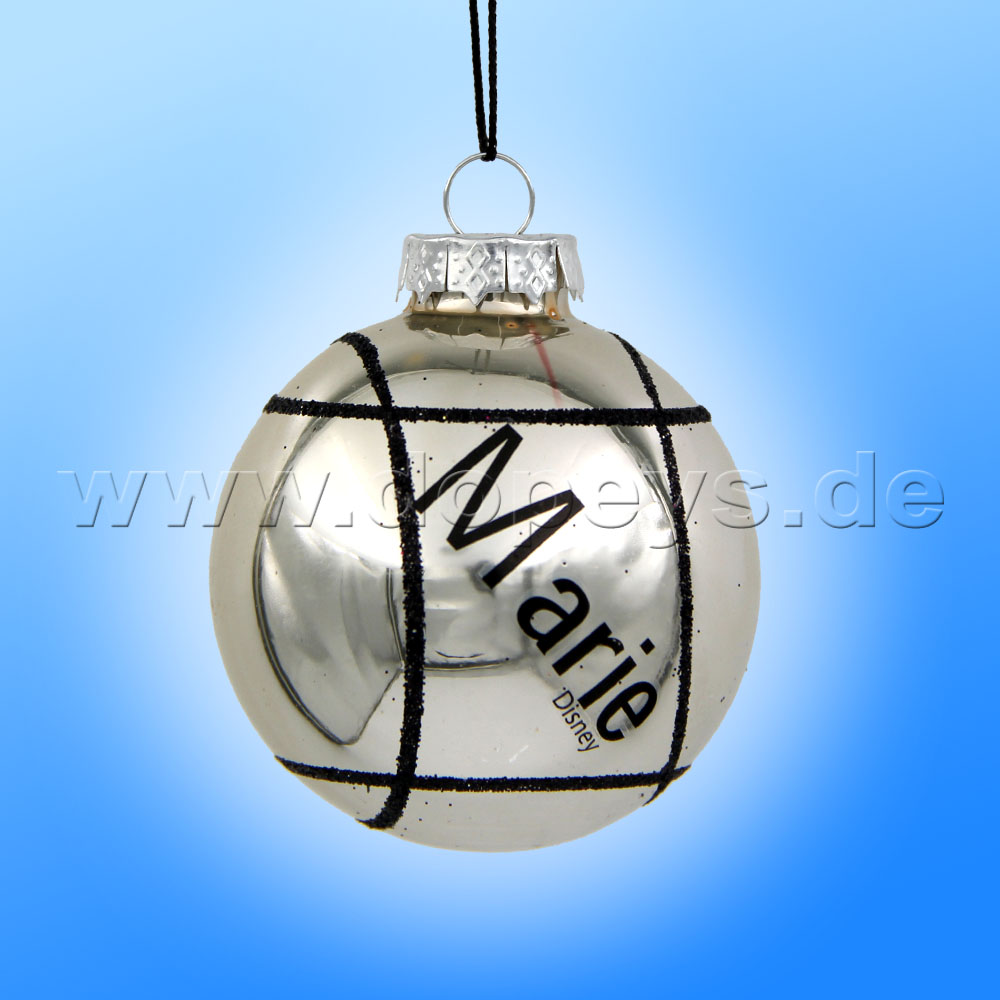 Kurt S. Adler - "Marie" Aristocats Disney Christmas Bauble silver DN33033