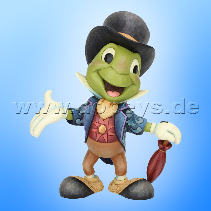 Cricket's the Name. Jiminy Cricket (Jiminy Grille, sehr groß) Figur von Disney Traditions / Jim Shore - Enesco 6005972