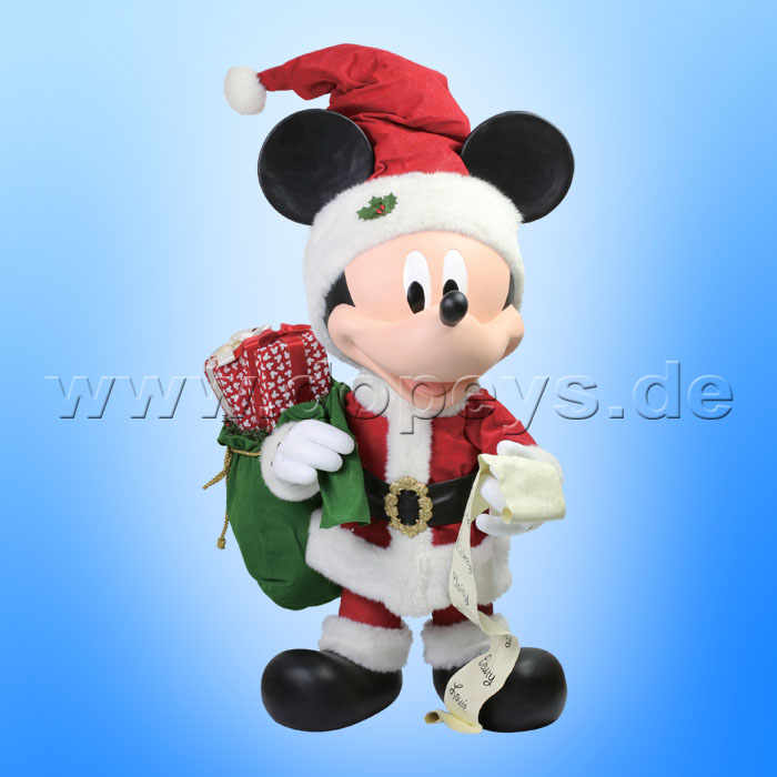 Disney Possible Dreams - Merry Mickey (Mickey Maus als Weihnachtsmann) Figur 76cm Statue 6006478