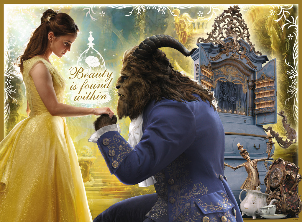 Disney Glitzer-Puzzle Die Schöne und das Biest "Belle und das Biest" von Ravensburger 10960