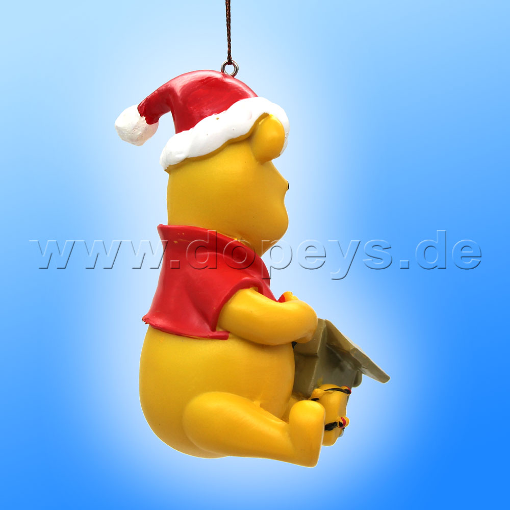 Kurt S. Adler - Disney "Puuh mit Weihnachtsmütze" Winnie Puuh Weihnachtsbaumanhänger / Ornament DN35036