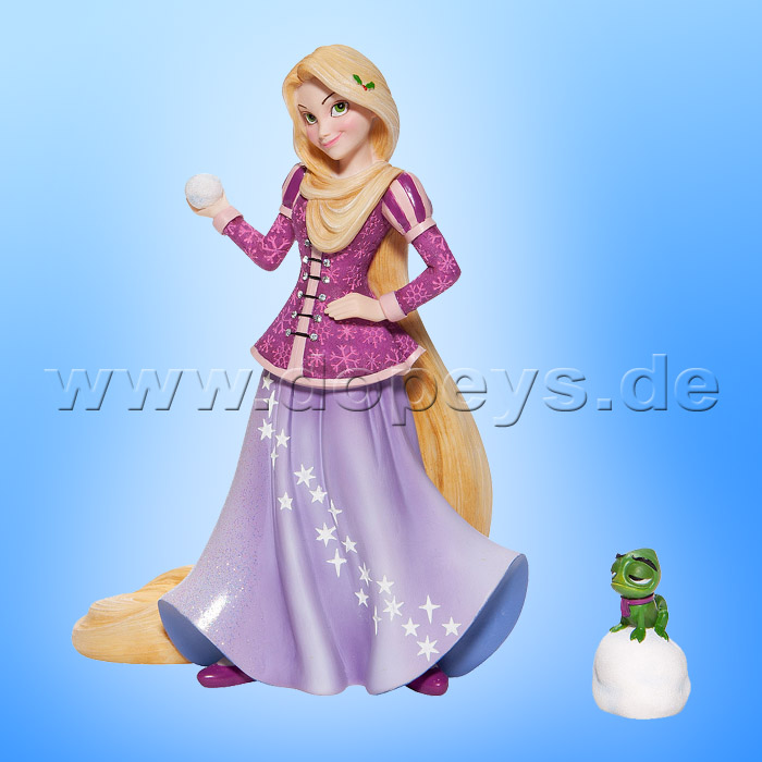 Disney Showcase Collection - Weihnachts-Rapunzel mit Pascal Figur von Enesco 6006275 Couture de Force