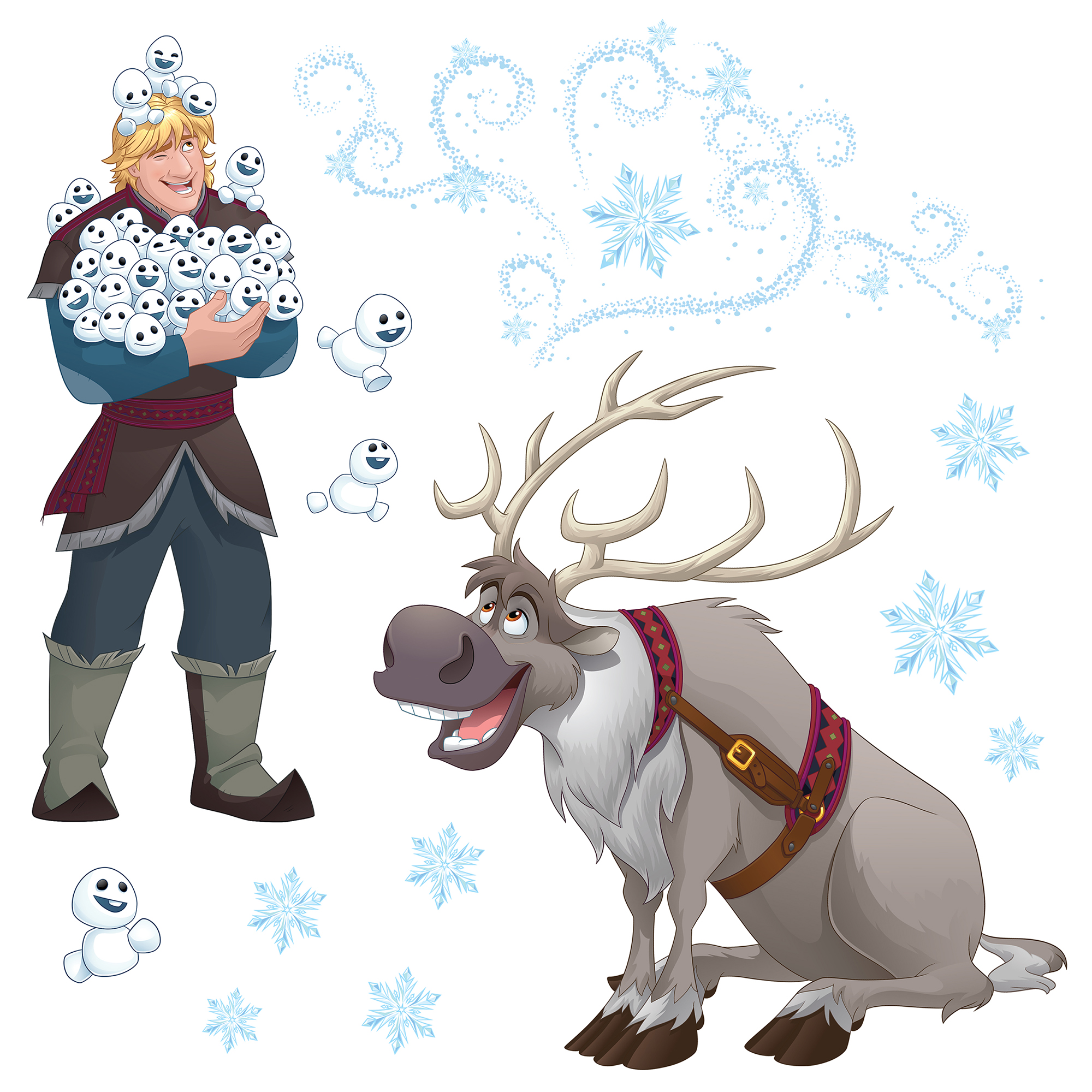 Disney Fensteraufkleber / Window-Sticker Die Eiskönigin "Frozen Snowflake"