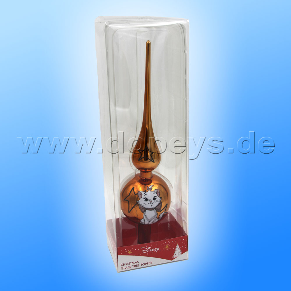 Kurt S. Adler - Disney Weihnachtsbaumspitze aus Glas "Aristocats" Tree Topper DN33002