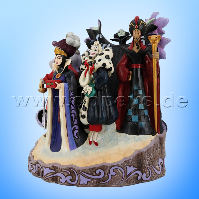 Disney Traditions Figur - Disney Bösewichte Baumstamm (Mischief, Malice and Mayhem) von Jim Shore 6010880