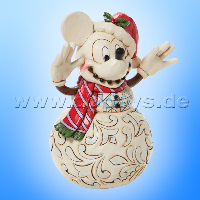 Disney Traditions - Snowy Smiles (Mickey Maus als Schneemann) von Jim Shore 6008976