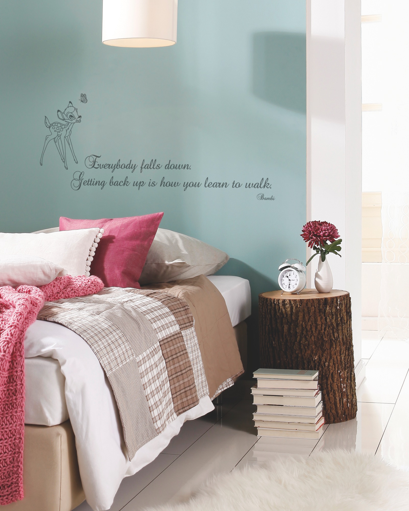 Disney Wandsticker / Wandaufkleber Bambi "Getting back up"