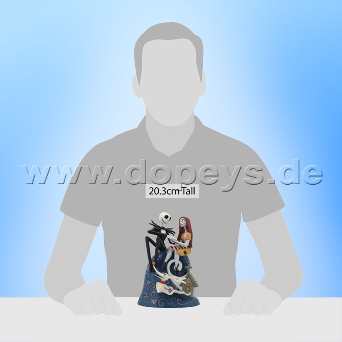 Disney Traditions - Jack Skellington, Sally & Zero on Hill (Spiral Hill's Romance) figurine by Jim Shore 6013054