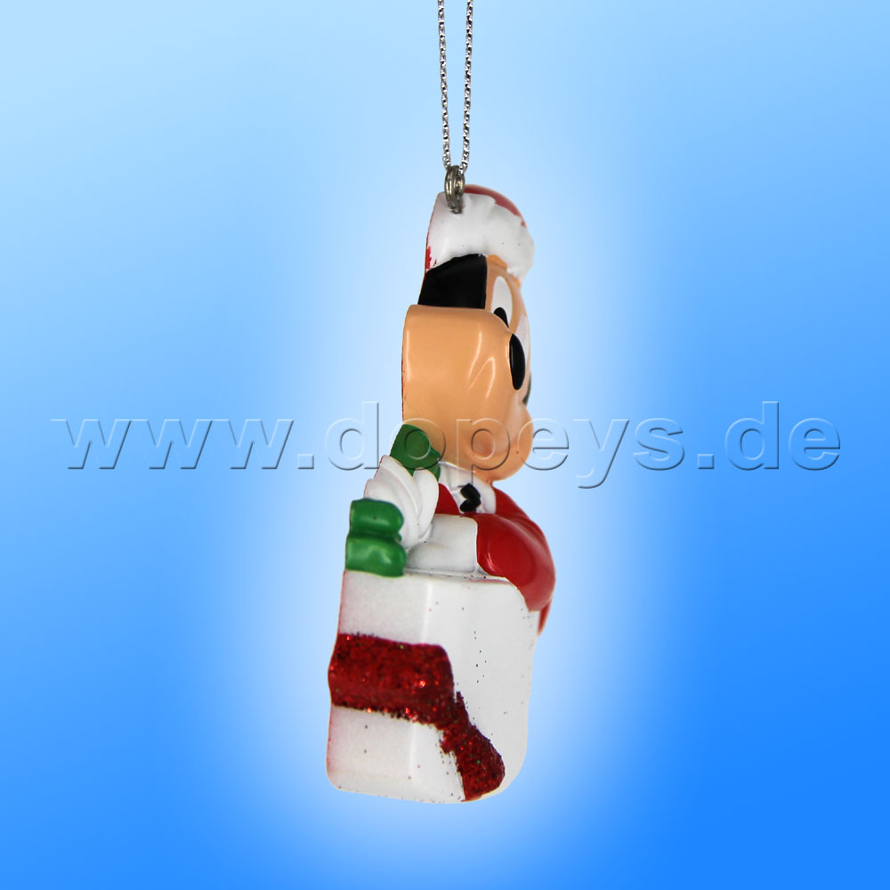 Kurt S. Adler - Disney "Weihnachtsmann Mickey Maus" Relief Weihnachtsanhänger / Ornament DN02002-MM