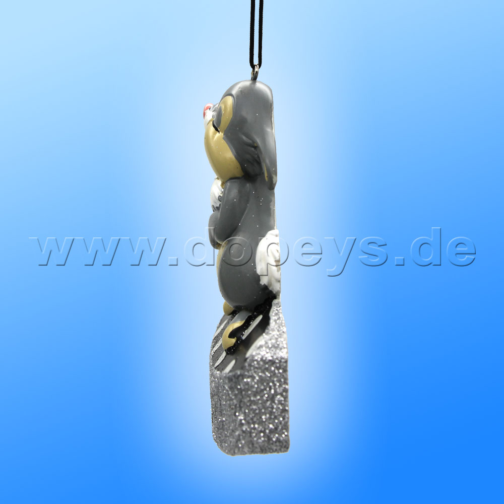 Kurt S. Adler - Disney "Klopfer auf einem Plateau" 3D-Relief Weihnachtsanhänger / Ornament DN33008