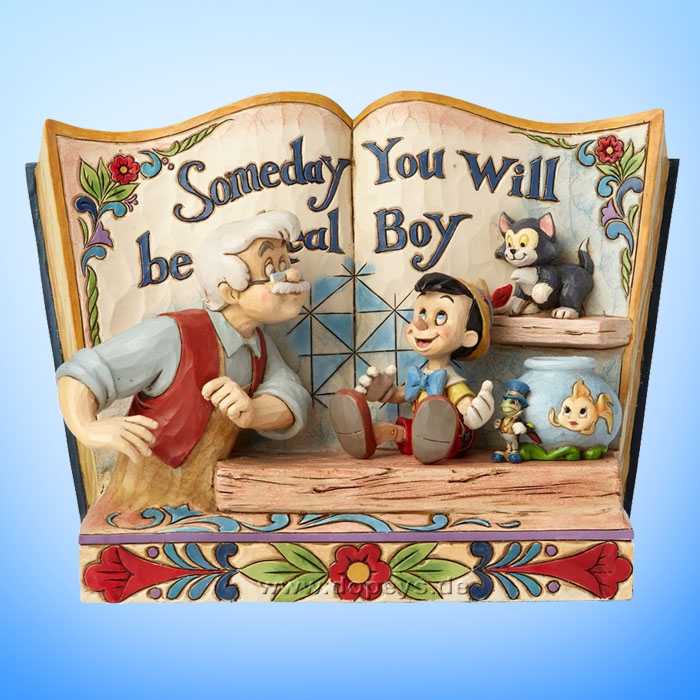 Disney Traditions / Jim Shore figurine from Enesco "Storybook Pinocchio (Someday You Will Be A Real Boy)" 4057957