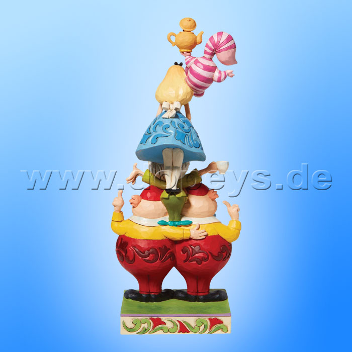 Disney Traditions - We're All Mad Here (Alice im Wunderland Stapelturm) von Jim Shore 6008997