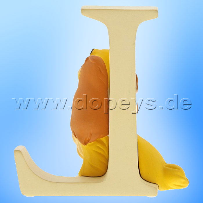 Enchanting Disney Collection - Letter "L" - Lady figurine by Enesco A29557